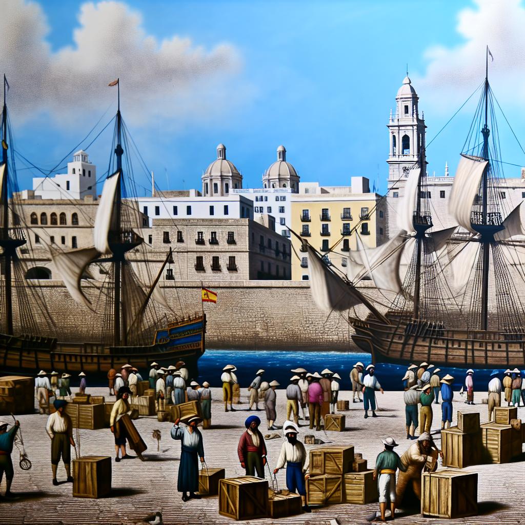 Port of Cadiz and Spanish Colonial Trade