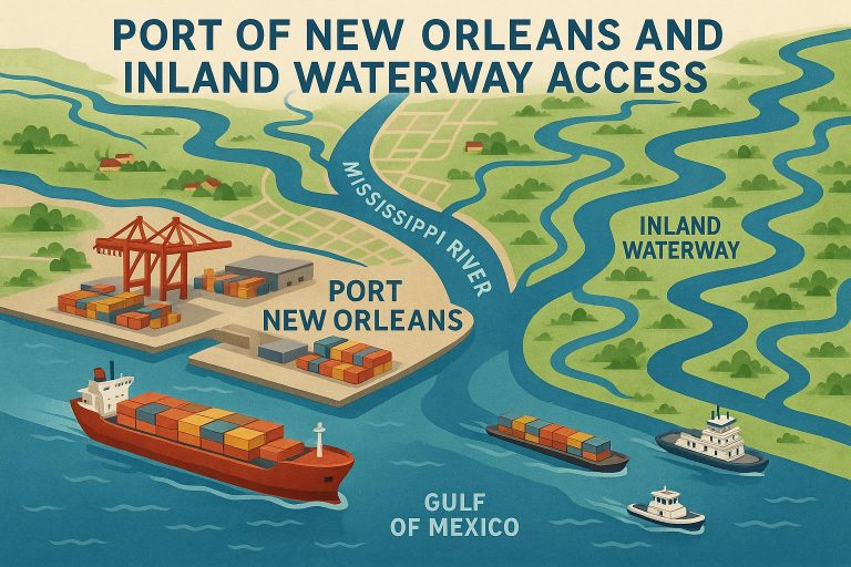 Port of New Orleans and Inland Waterway Access