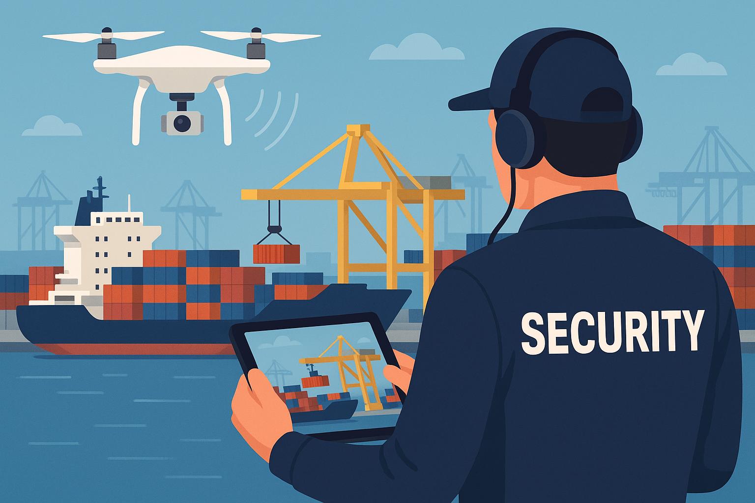 Drones and Security in Port Operations
